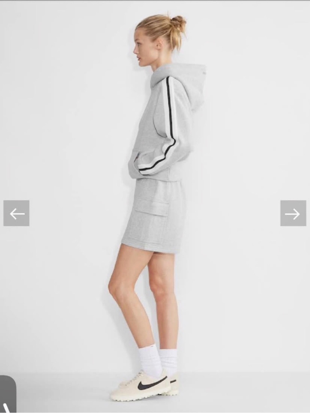 Aritzia Grey Mega Cargo Shorts